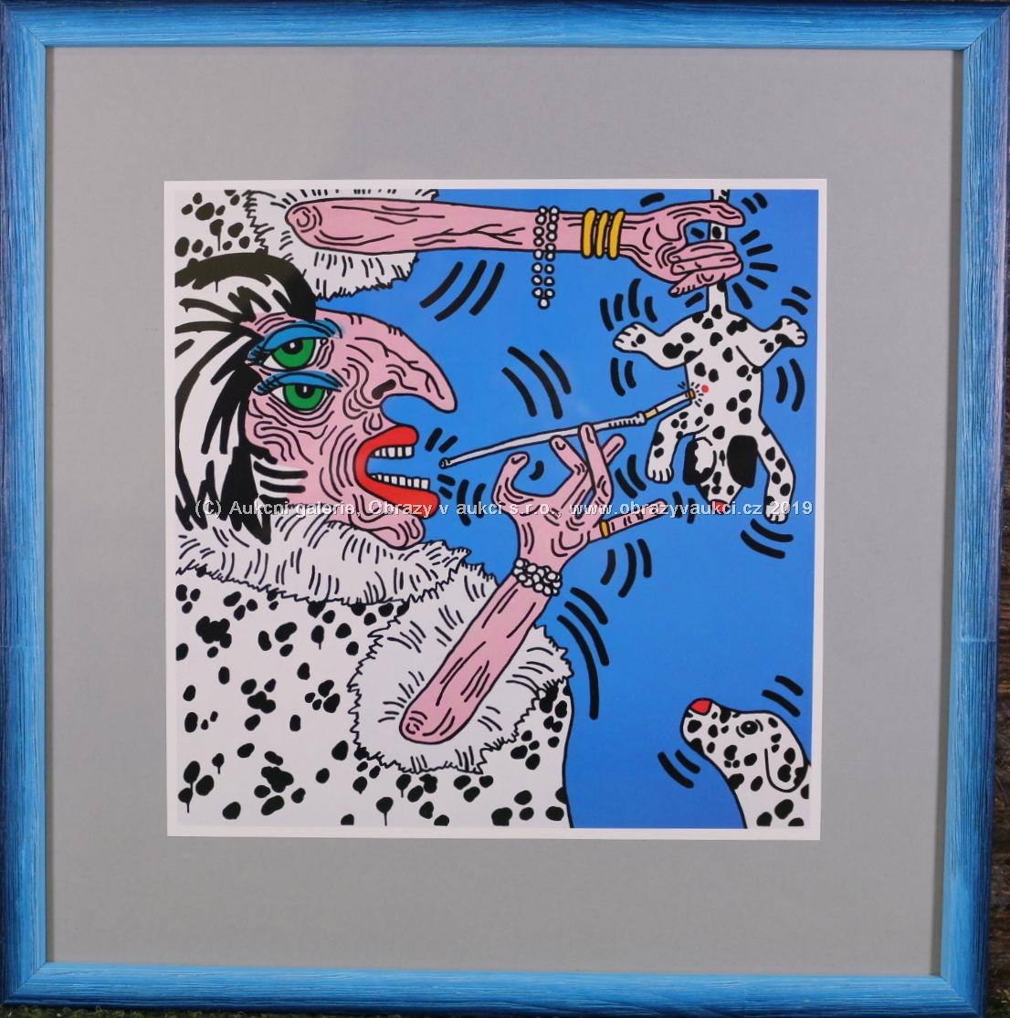 Keith Haring - Cruella Deville 1984