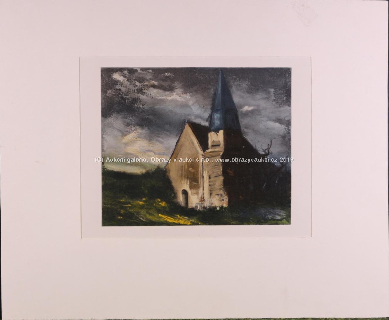 Maurice de Vlaminck - L'église de Saint-Lubin-de-Cravant