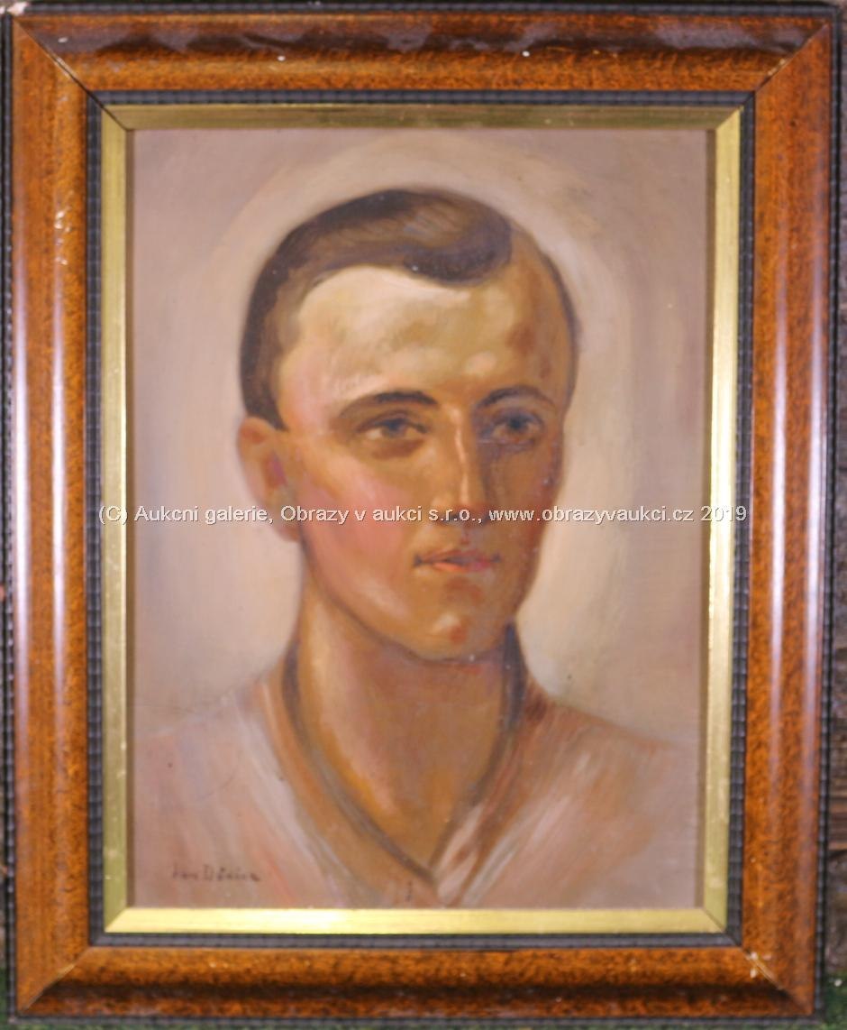 Jan Dědina - Portrét mladého muže