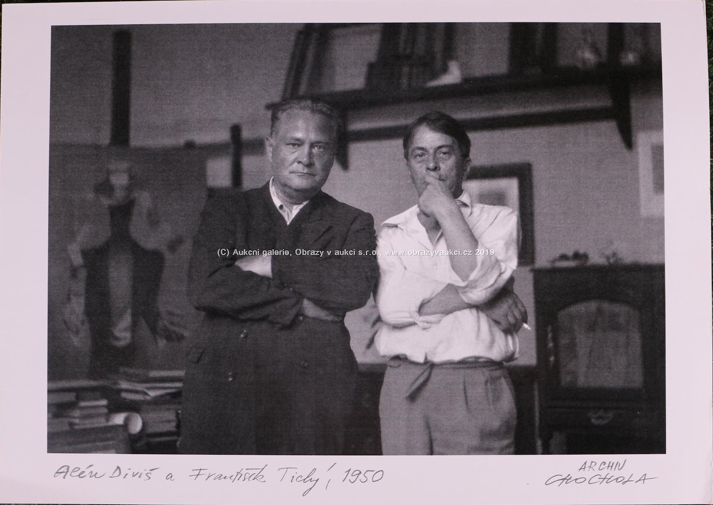 Václav Chochola - Archiv Chochola- Alén Diviš a František Tichý 1950