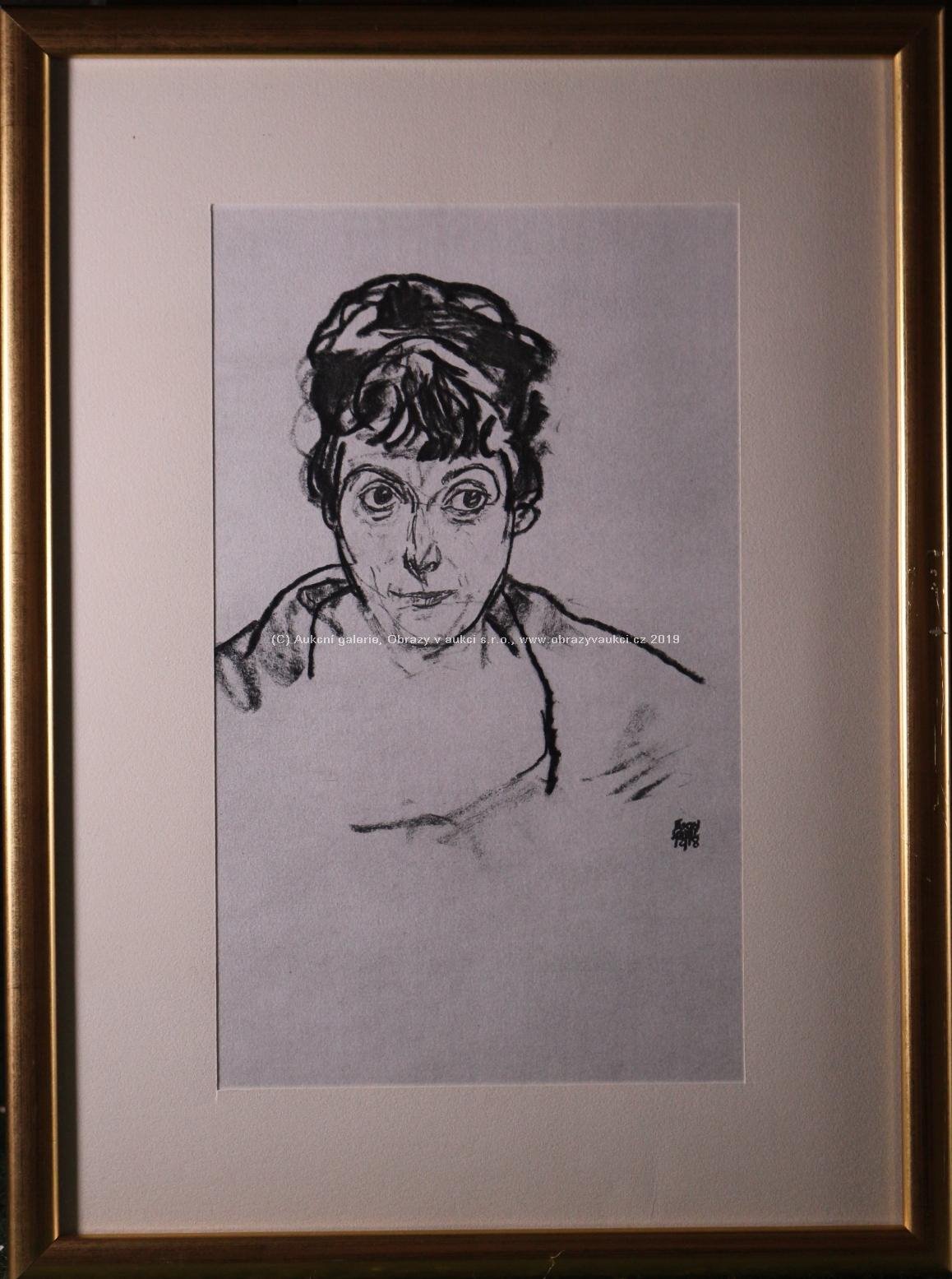 Egon Schiele - Portrét ženy