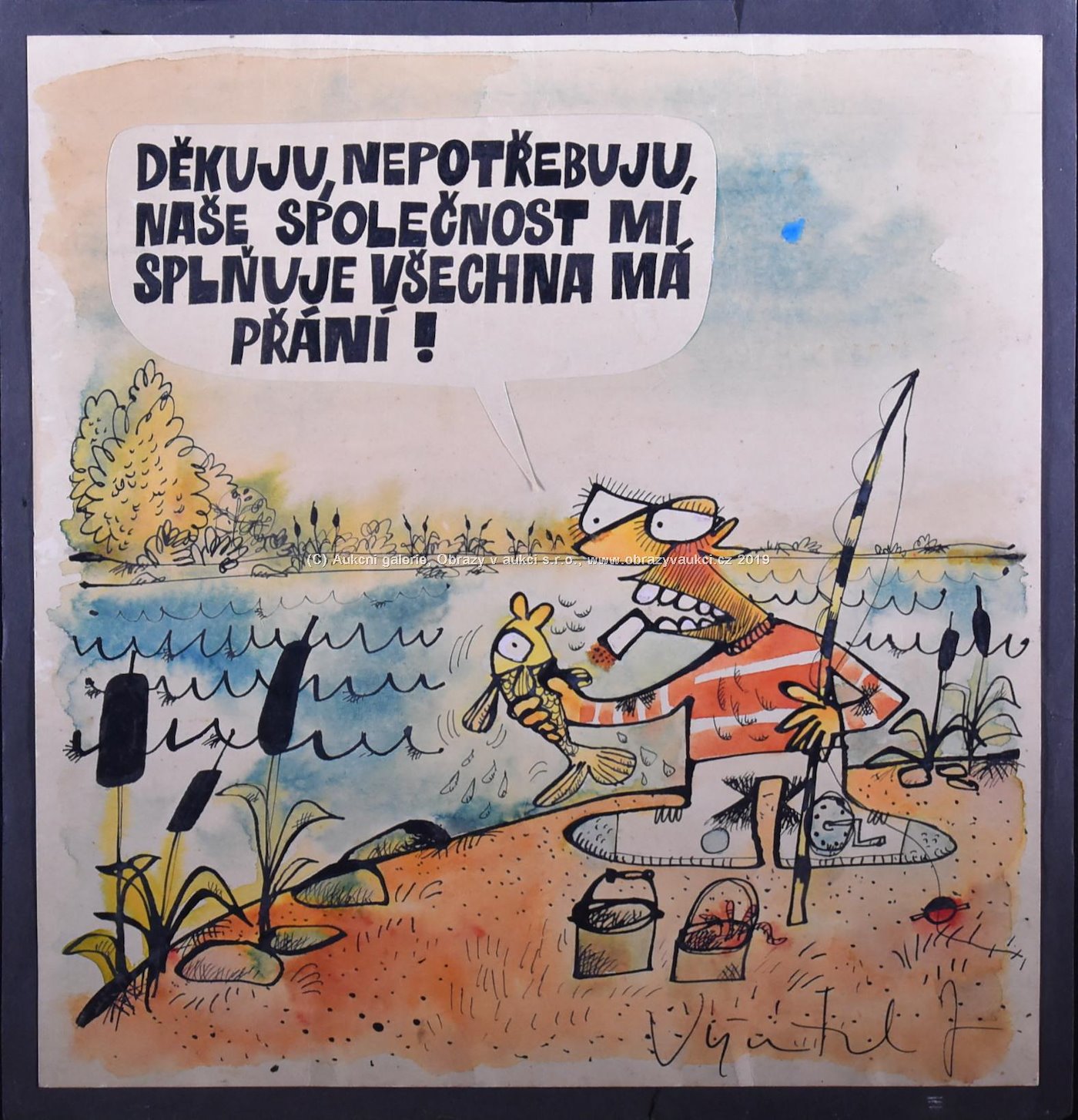Jan Vyčítal - Rybář a zlatá rybka