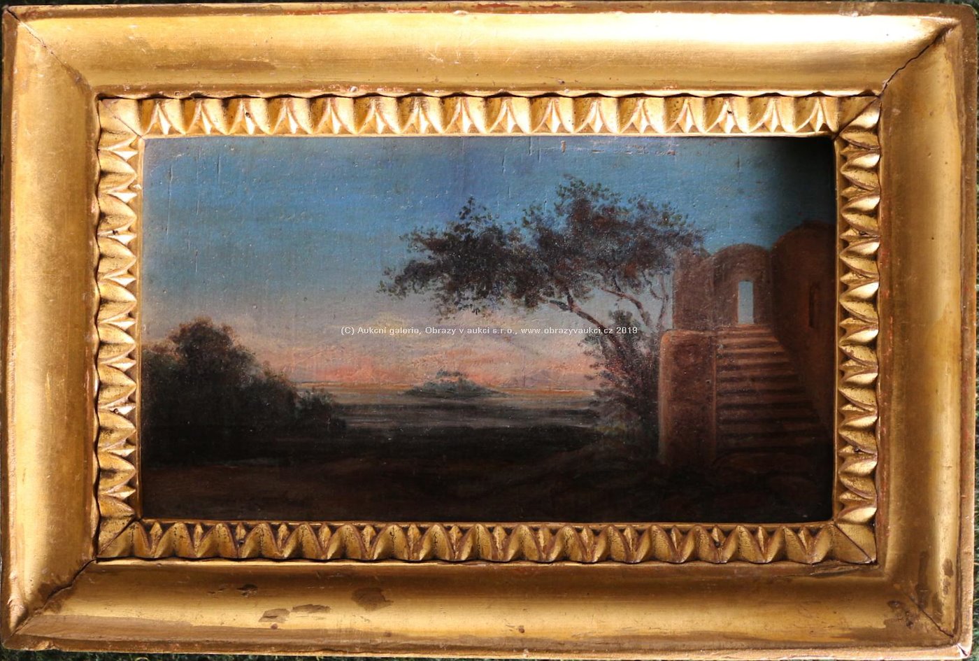 středoevropský malíř přelomu 18-19. století - Na pobřeží