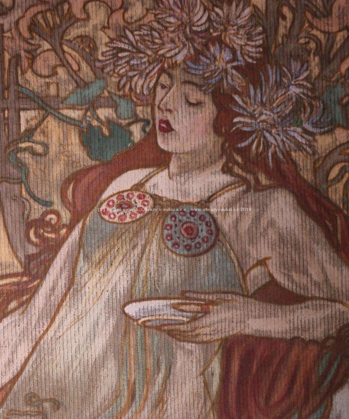 český malíř po roce 1900 - Éterická žínka