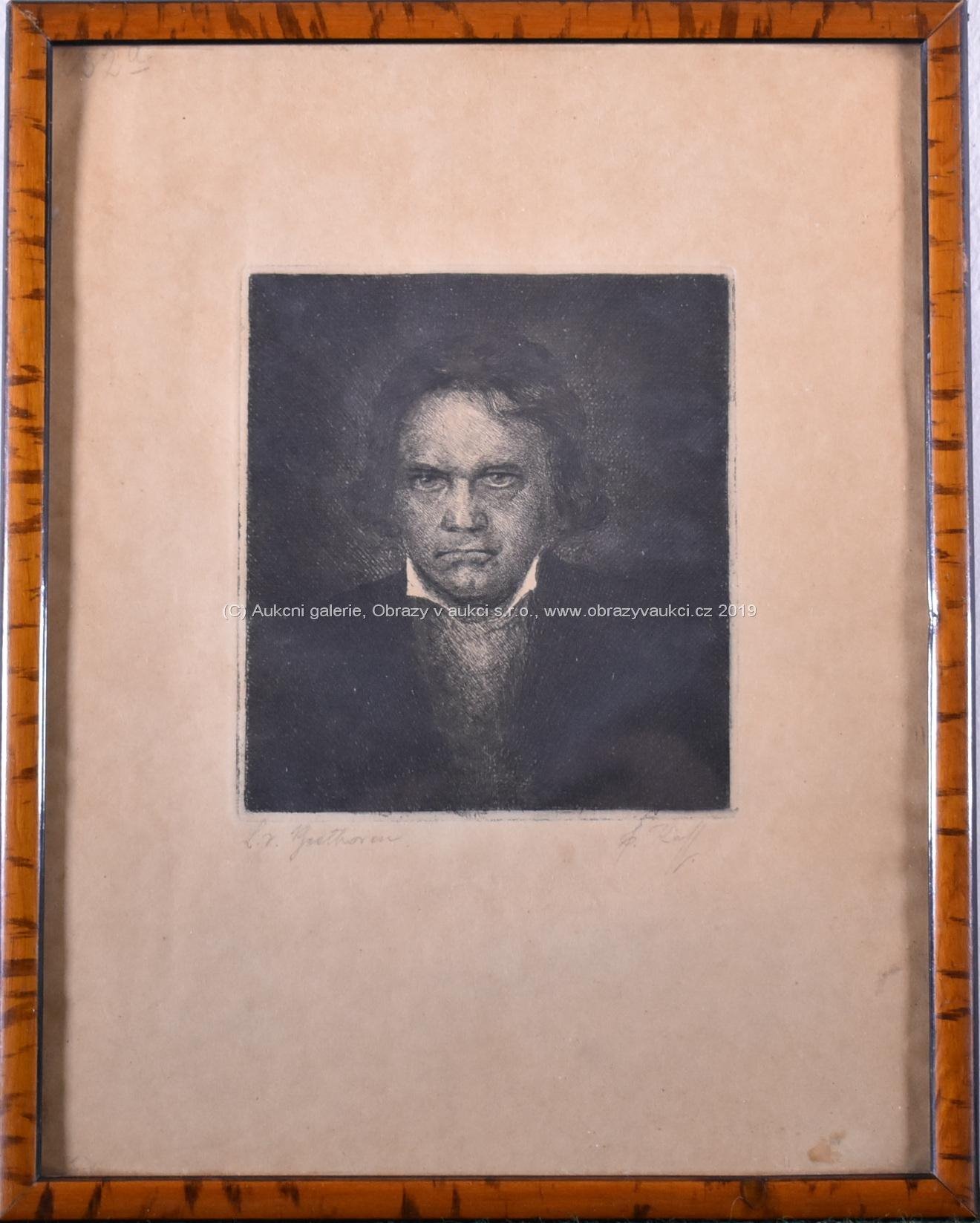 signatura nečitelná - Ludwig van Beethoven