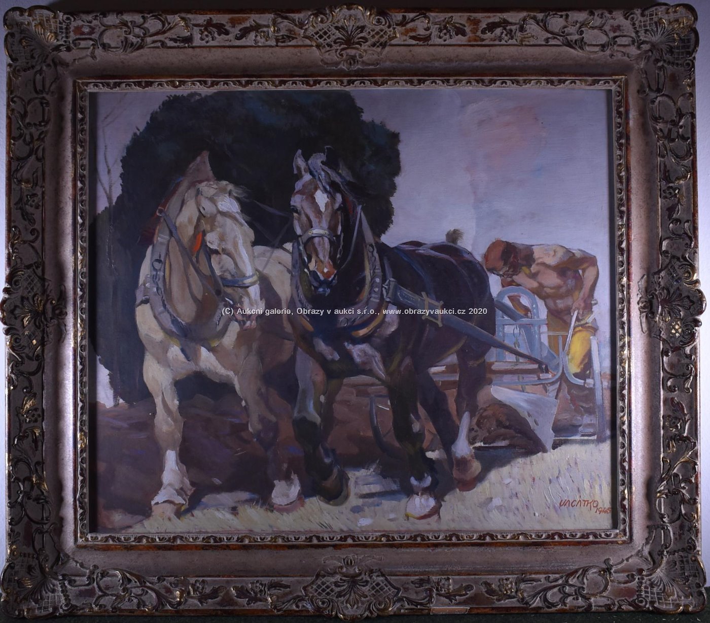 Ludvík Vacátko - Oráč s koňmi