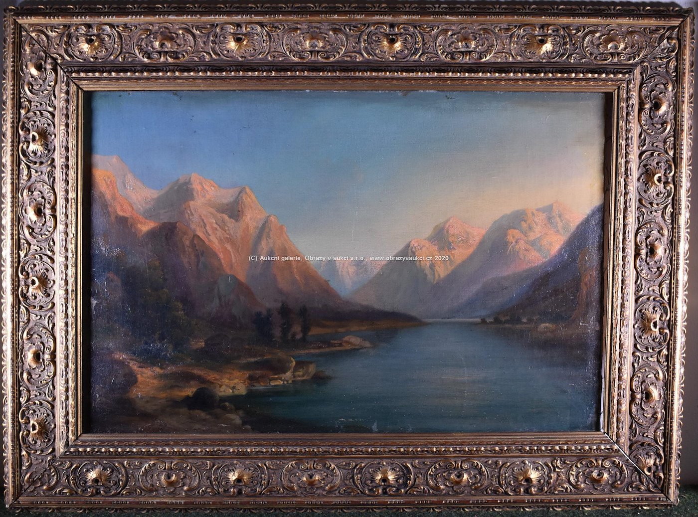 Nesignováno (Středoevropský malíř druhé poloviny 19. století) - Horské jezero