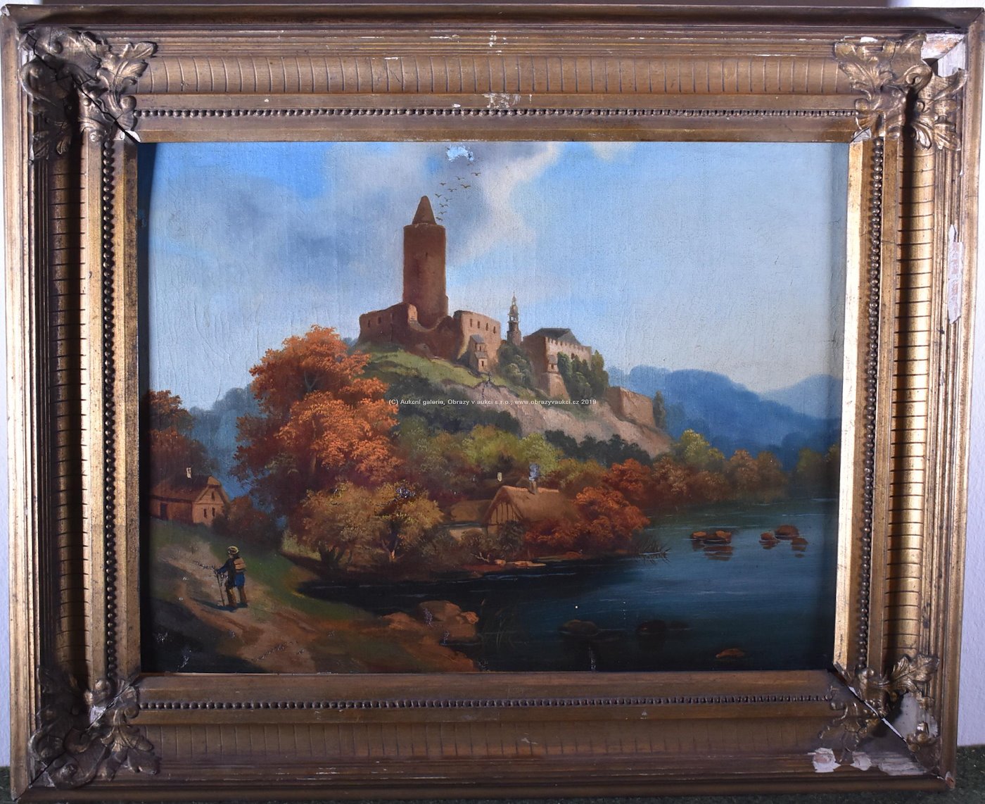 Nesignováno (Středoevropský malíř druhé poloviny 19. století) - Romantická krajina