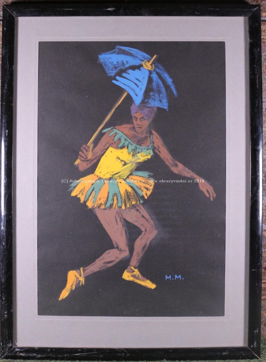 monogramováno M.M. - Kubánská tanečnice