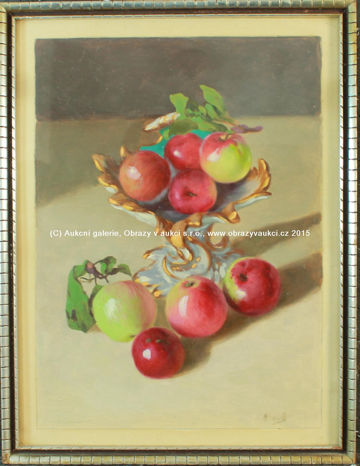 Karel Havlata - Jablka v dekorativní míse