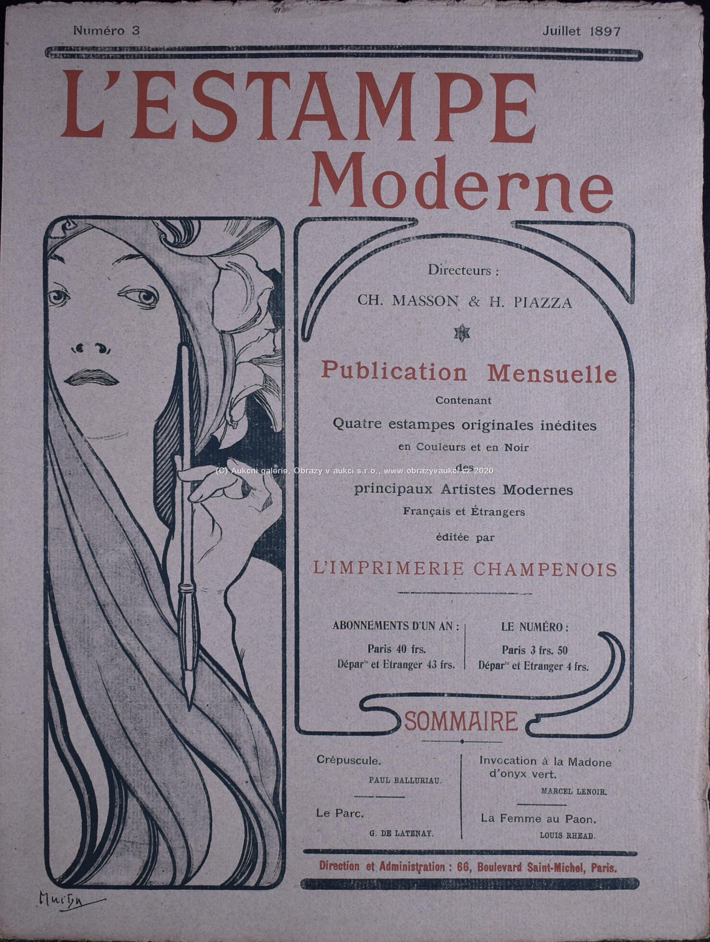 Alfons Mucha - L'Estampe Moderne