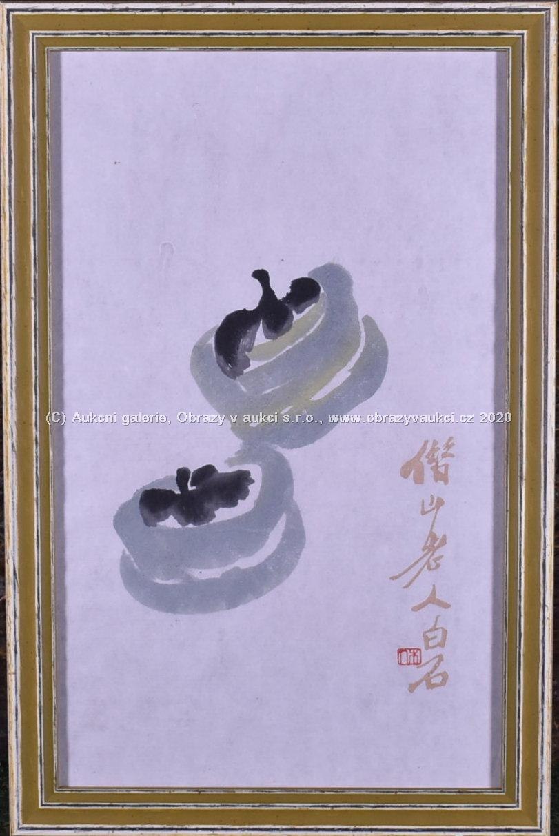 Bai-shi Qi (Čchi Paj-š´) - Hnízda s mláďaty