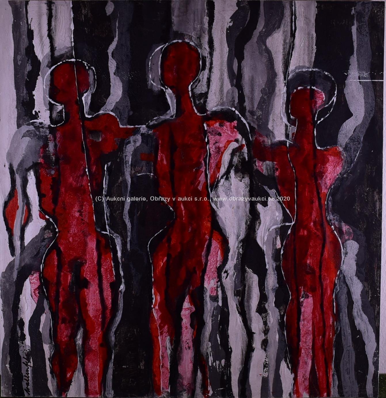 Dominik Wallenfels - Tři červené figury