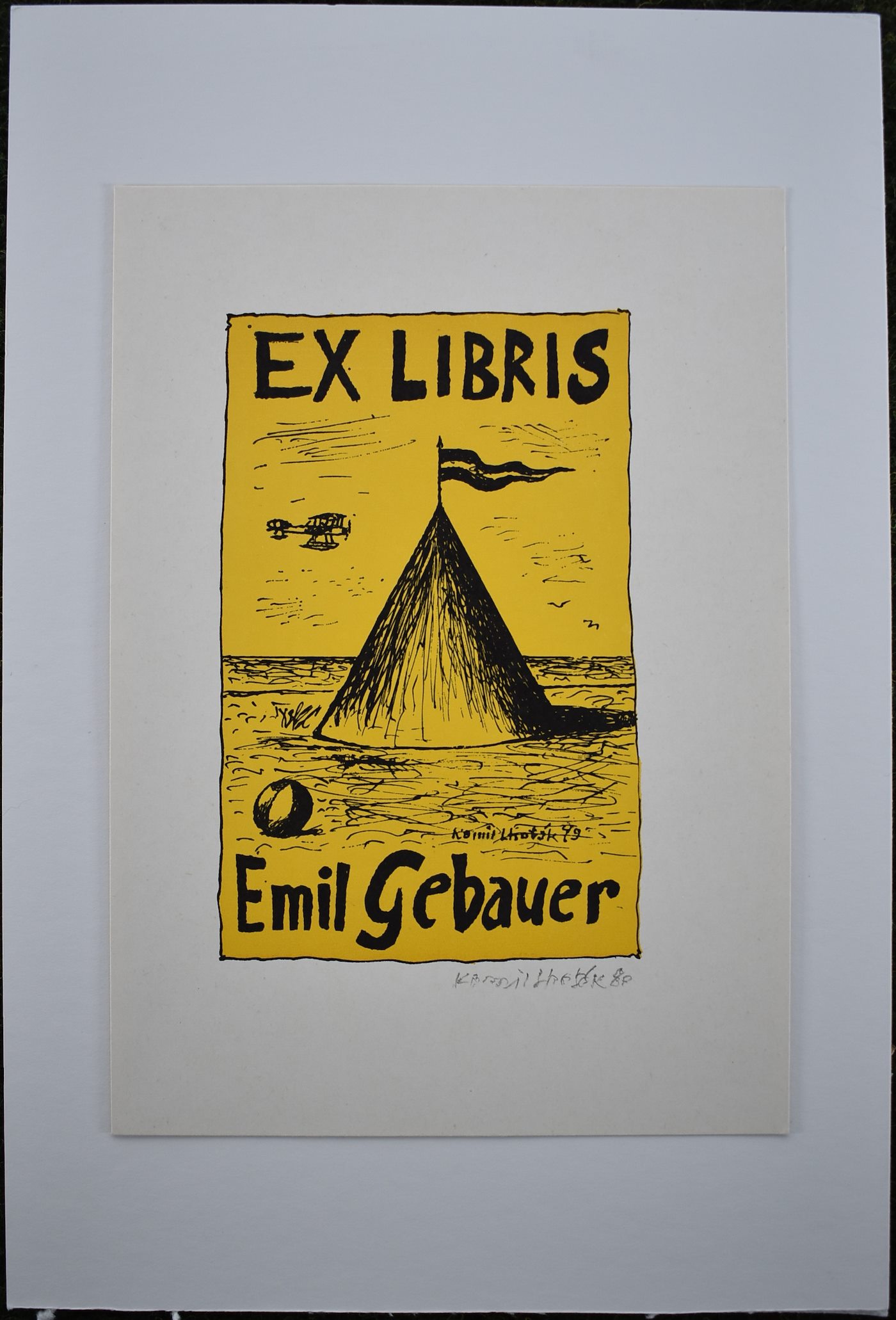 Kamil Lhoták - Ex libris Emil Gebauer