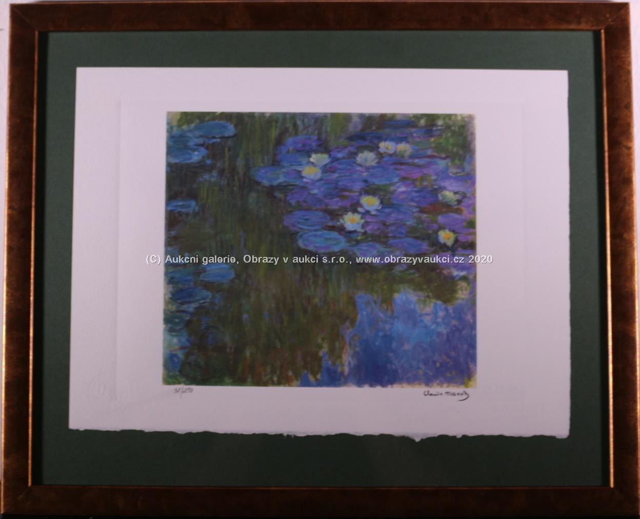 Claude Monet - Blue Water Lillies