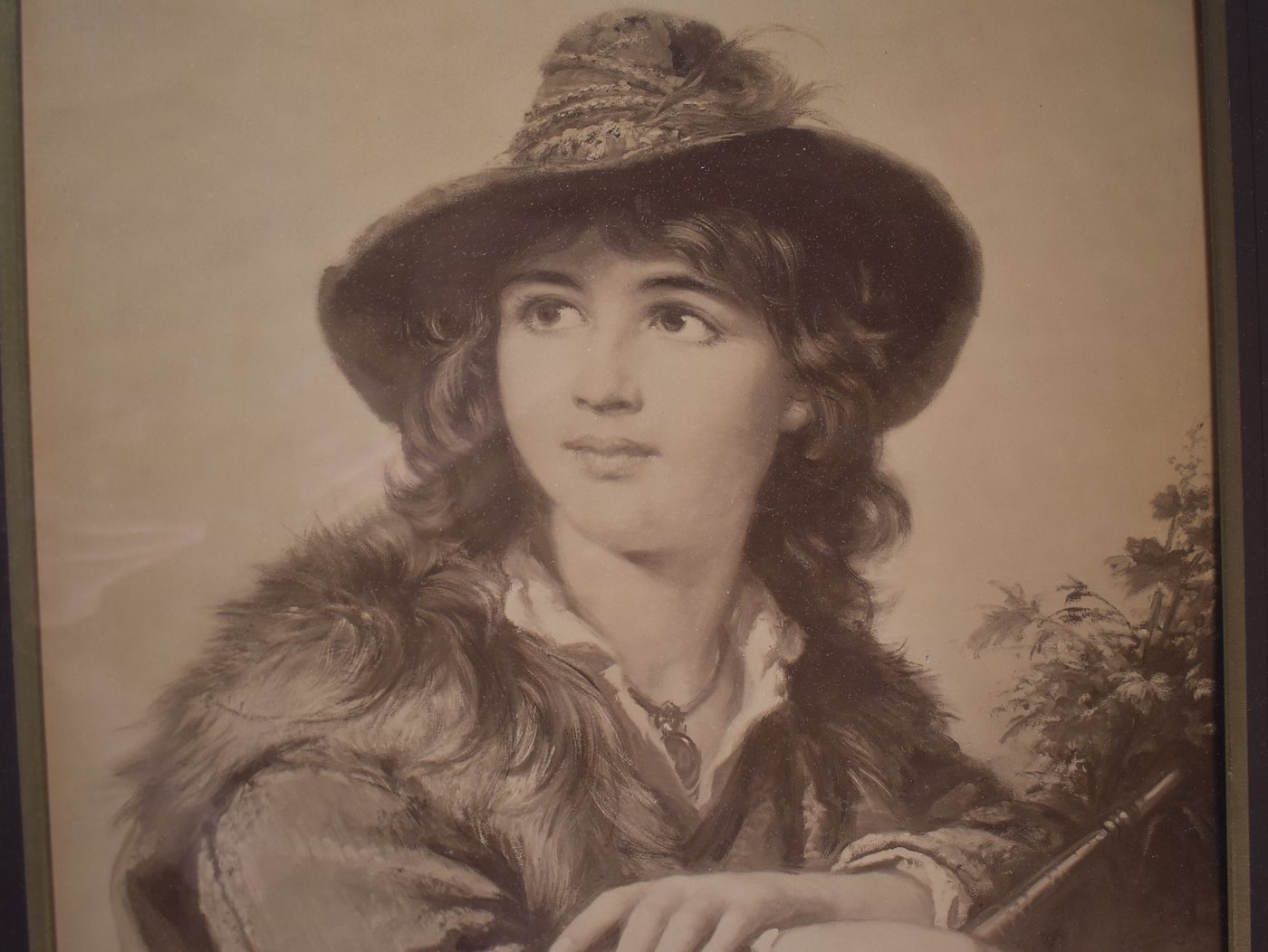 Friedrich Dürck - Dívka s flétnou