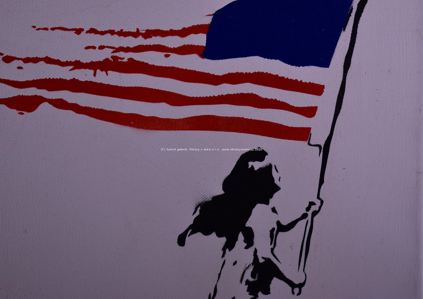 Banksy - Americká vlajka