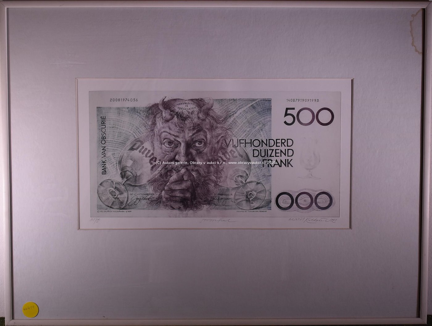 Oldřich Kulhánek - Funny Money - 500 000 Frank