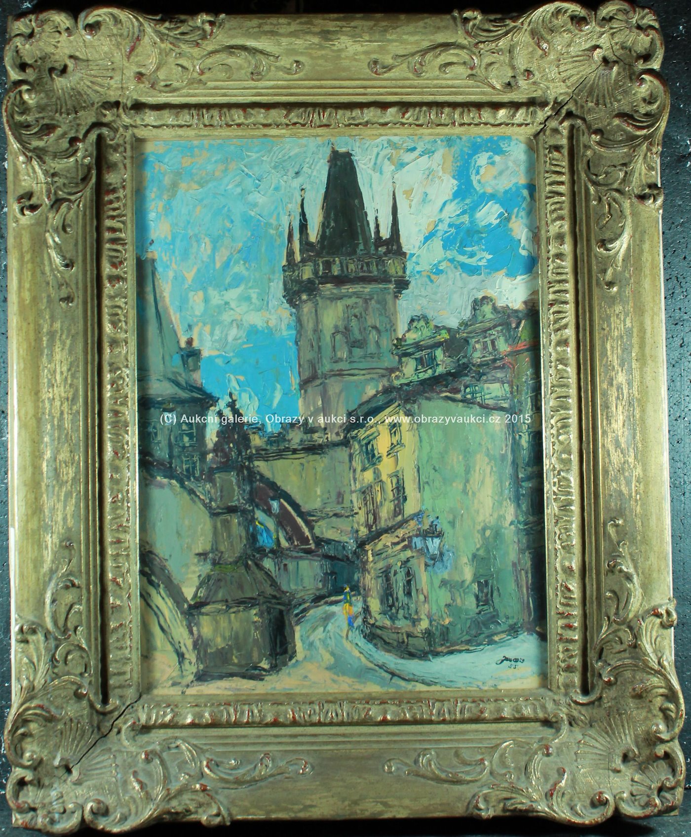 František Max - K mostecké věži