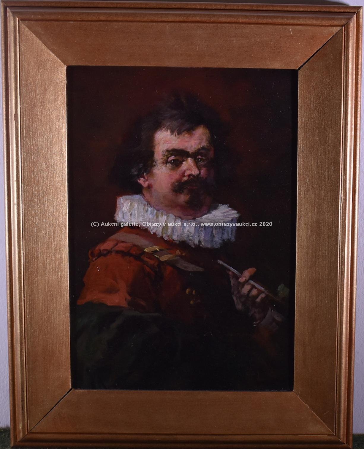 Viktor Oliva - Portrét Rembrandta