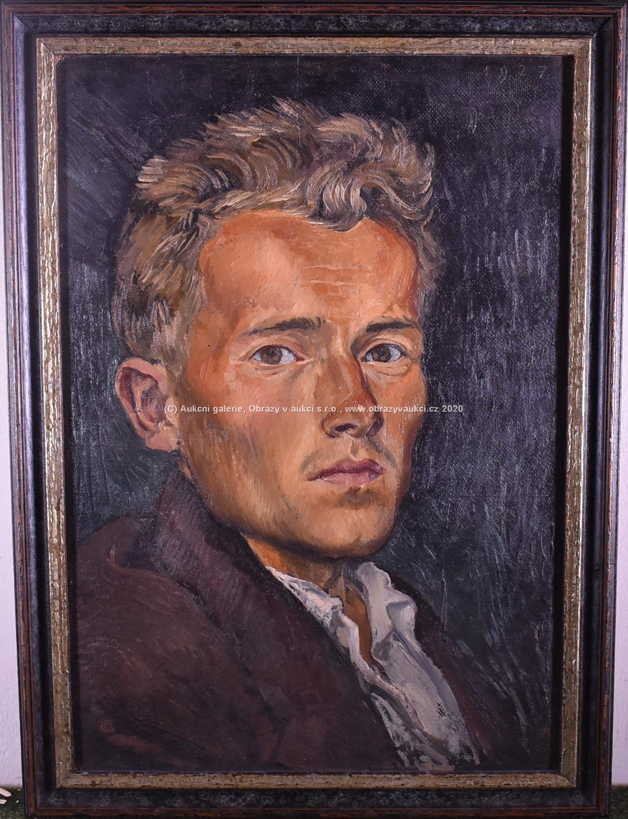 Václav Karel - Portrét mladíka
