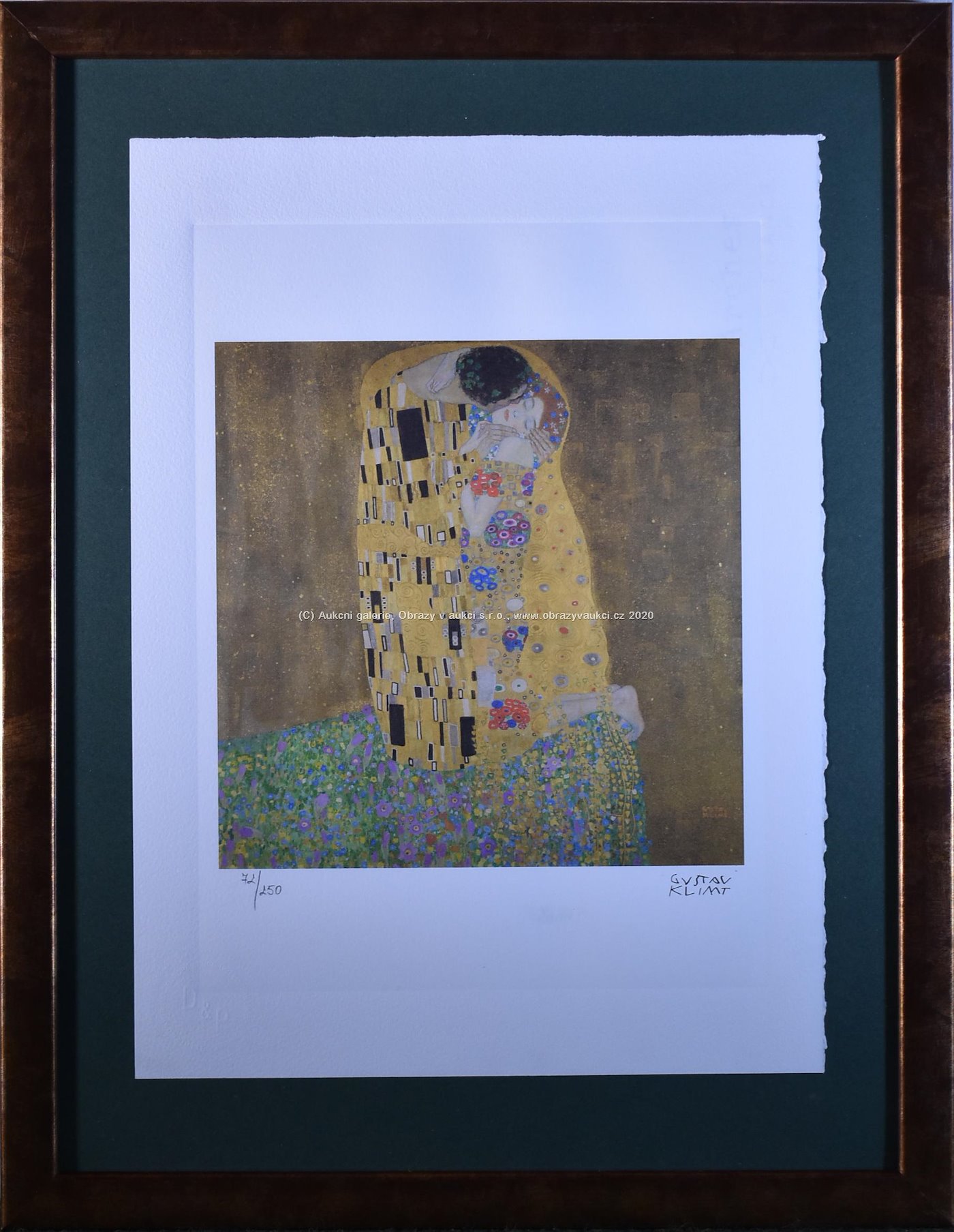 Gustav Klimt - Polibek