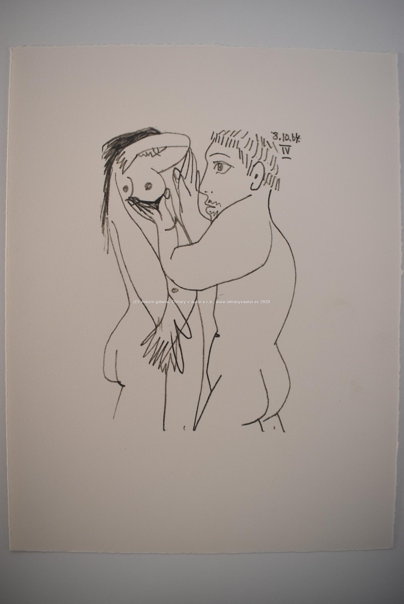 Pablo Picasso - Erotická předehra s ňadry IV.