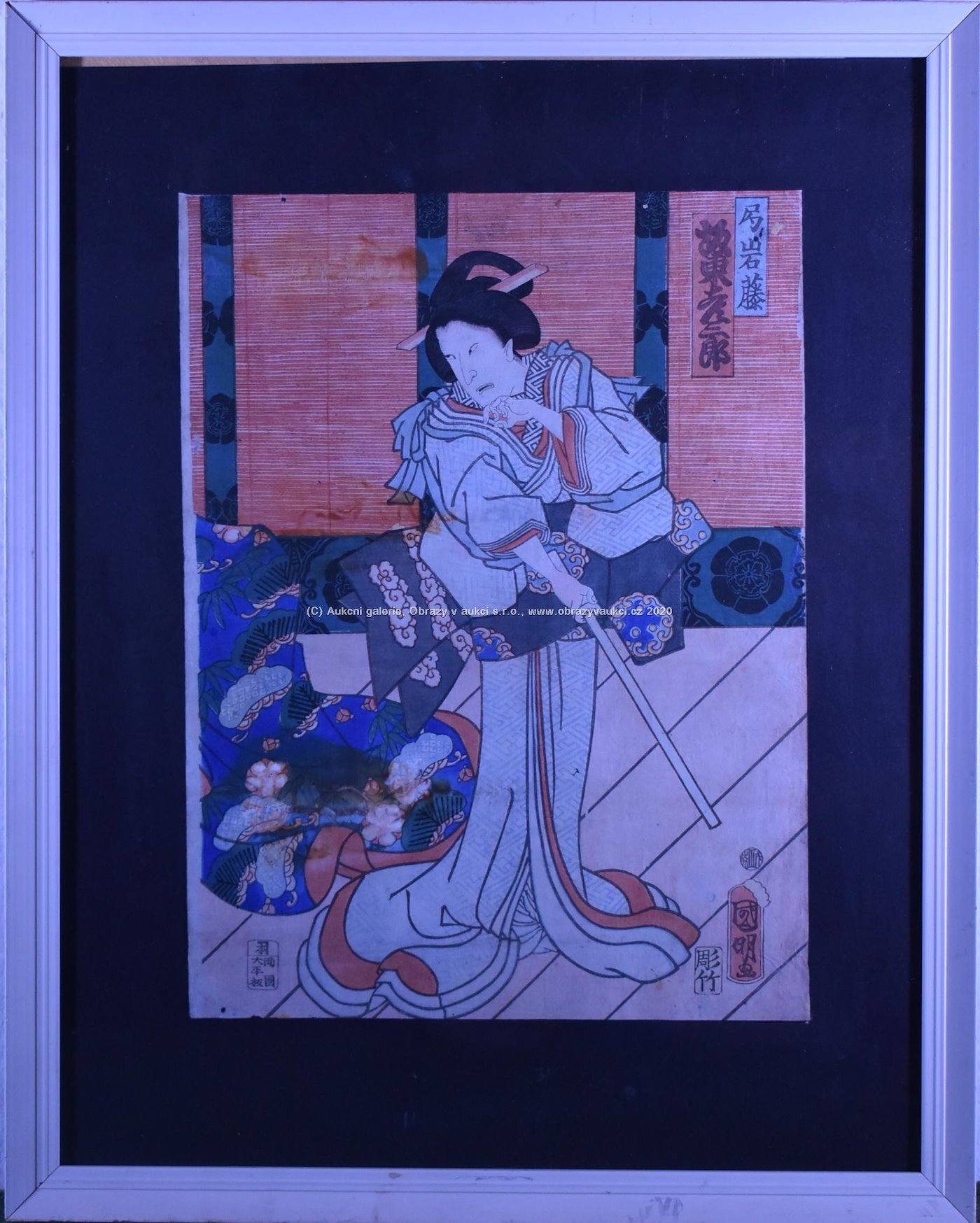 Kunisada - Žena a meč