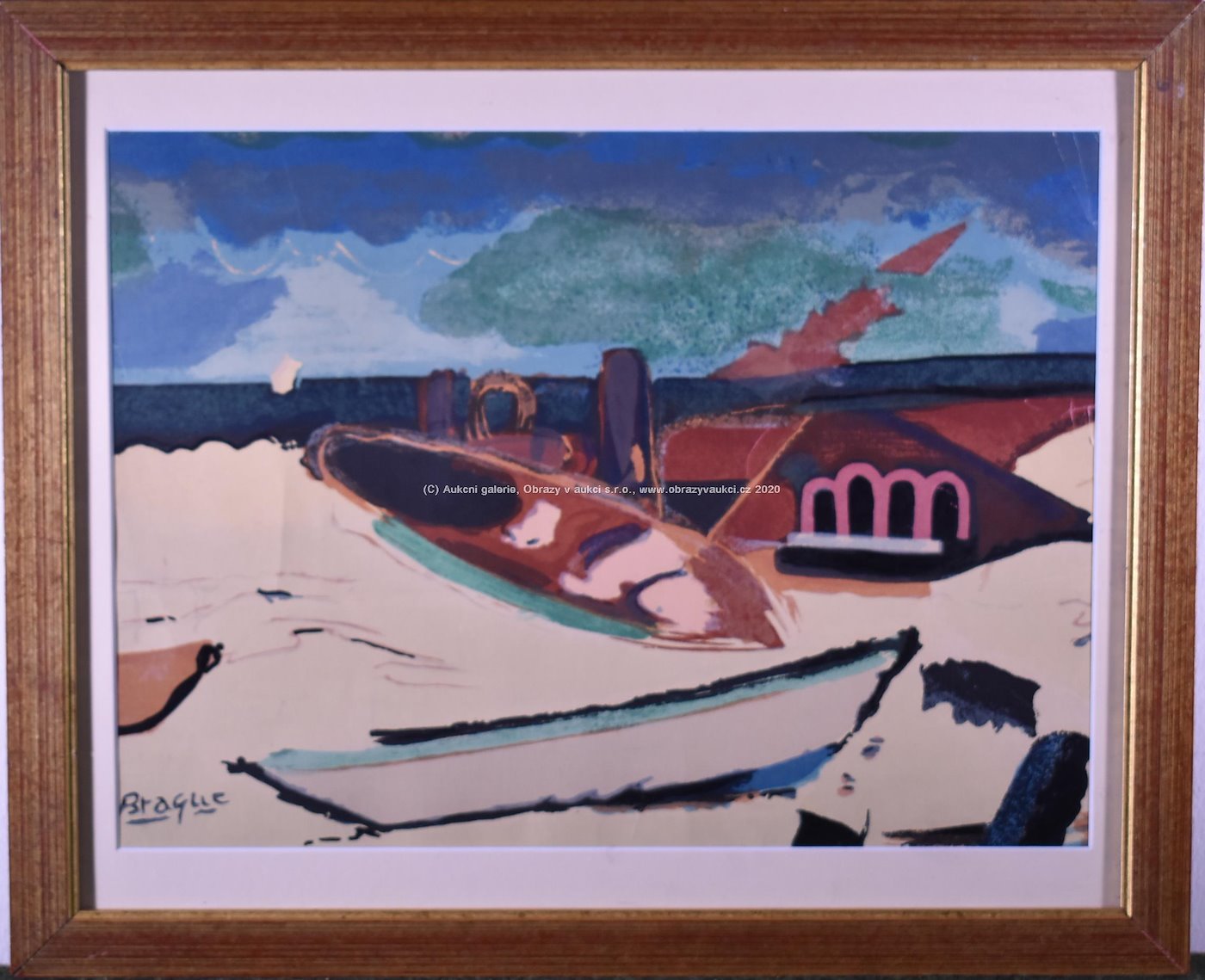 Georges Braque - Loďky na břehu