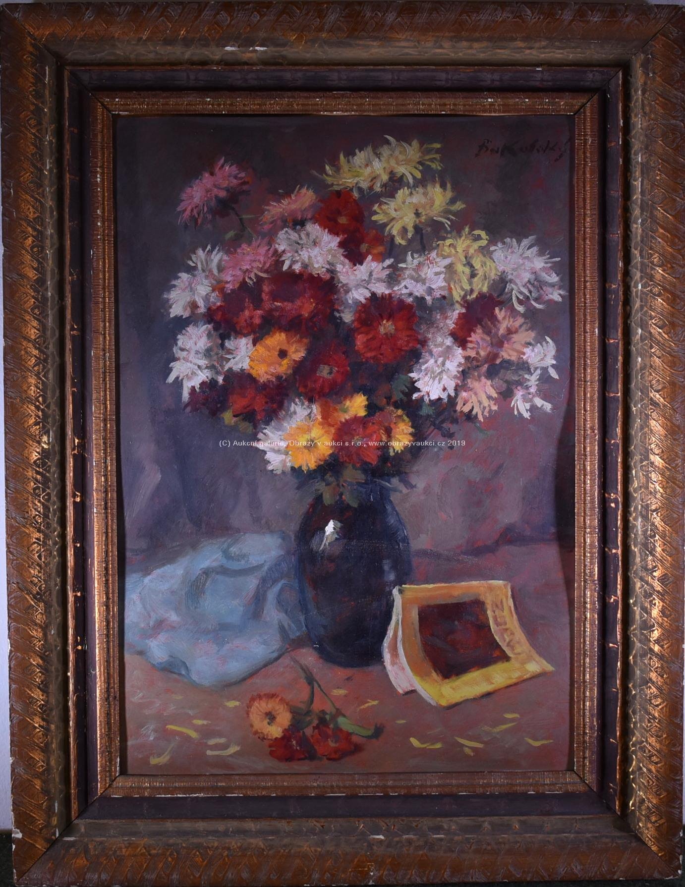Antonín Bukolský - Zátiší s květinami