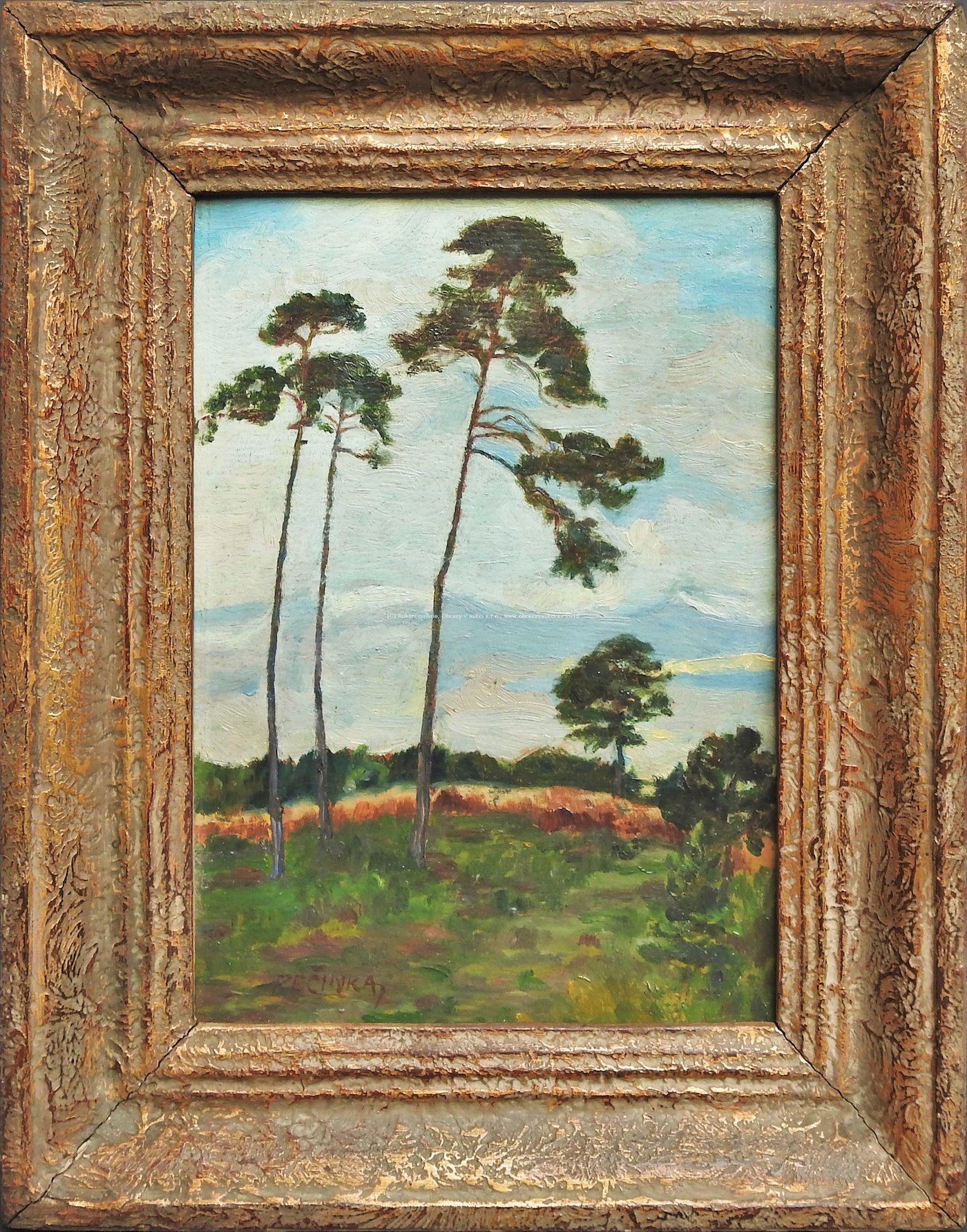 František Pečinka - Krajina se stromy