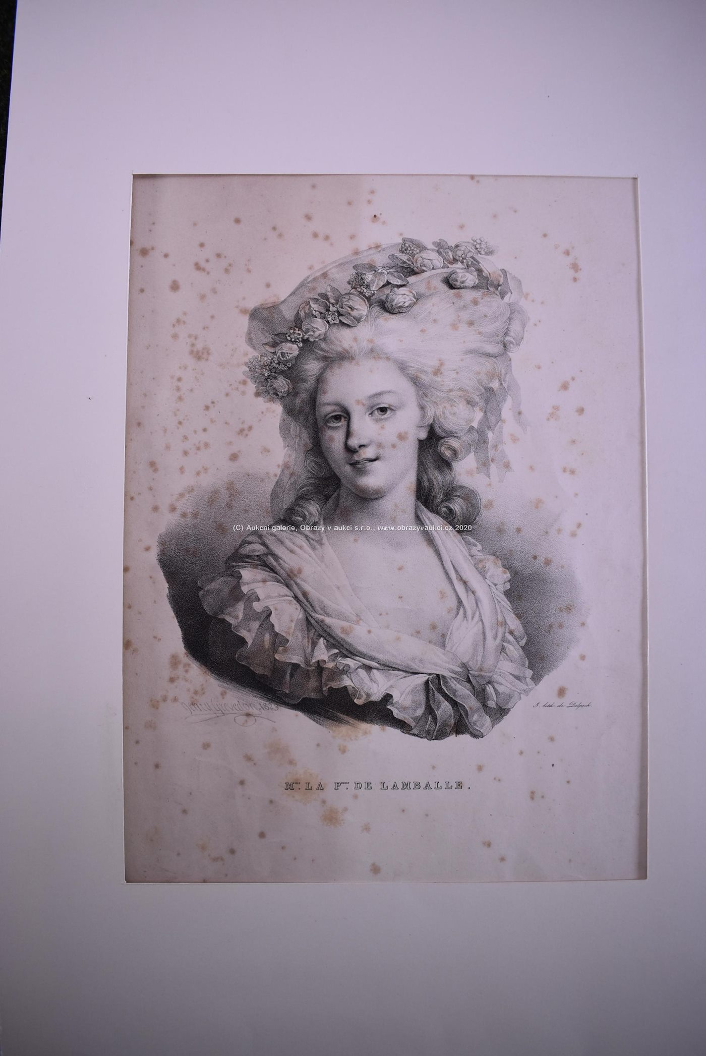 Henry Grevedon - Marie Antoinette a Madame la Comtesse de Lamballe