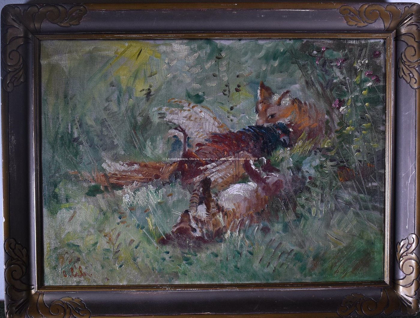 Otakar Číla - Lišky na lovu