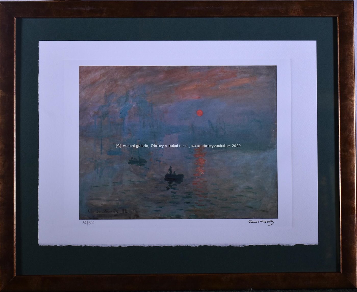 Claude Monet - Imprese, východ slunce
