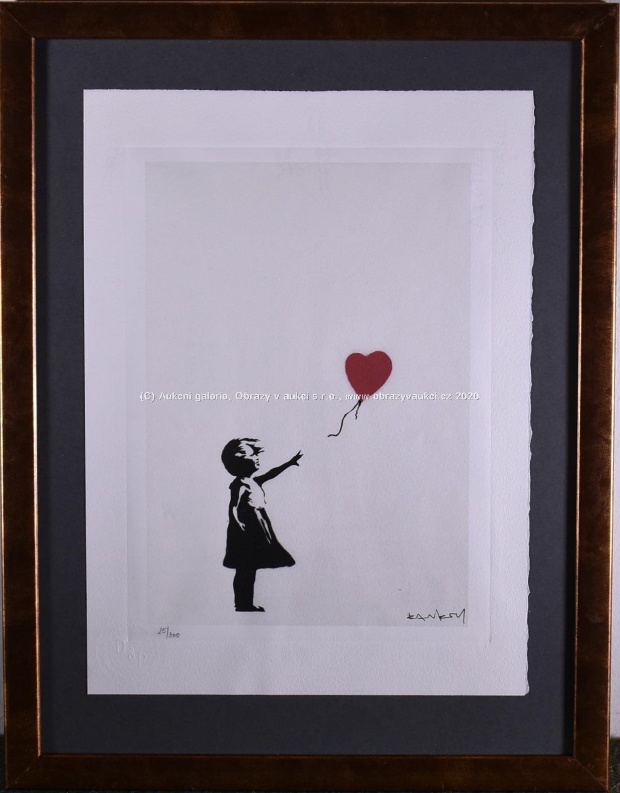 Banksy - Dívka s balonem