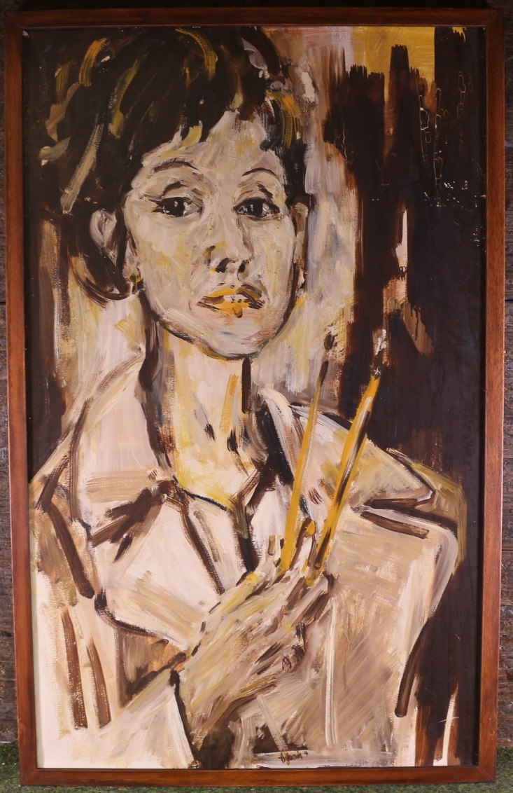 Alena Vaicová - Autoportrét