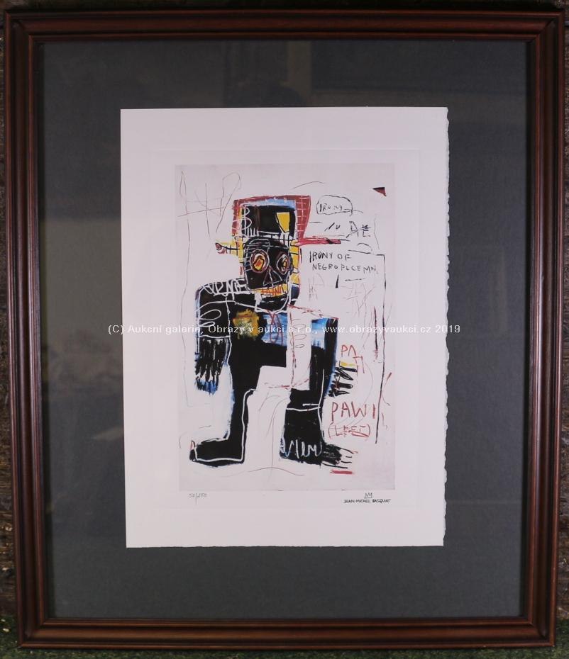 Jean-Michel Basquiat - Irony of the negro policeman