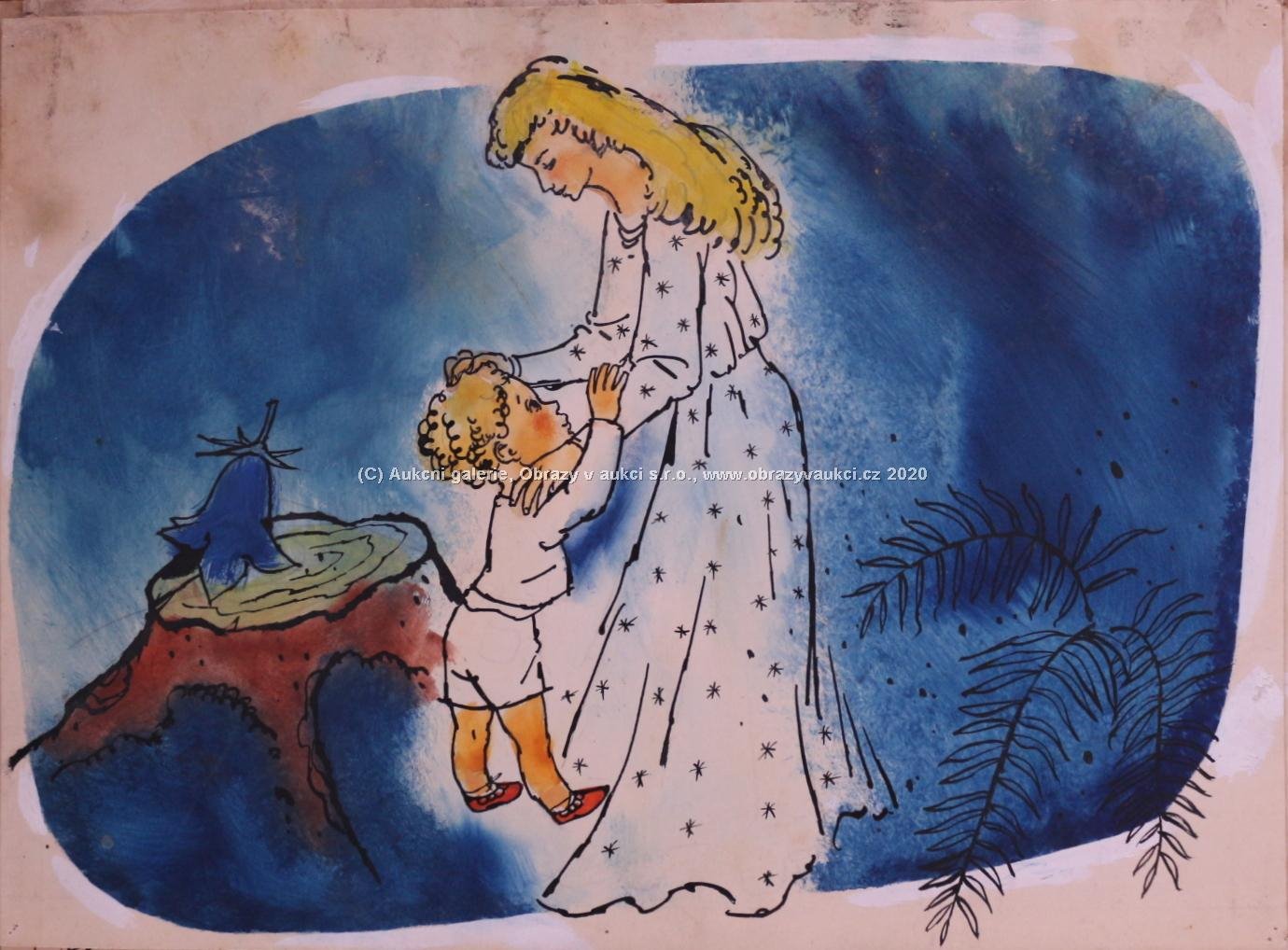 . - Soubor ilustrací k dětskému leporelu Smíšek