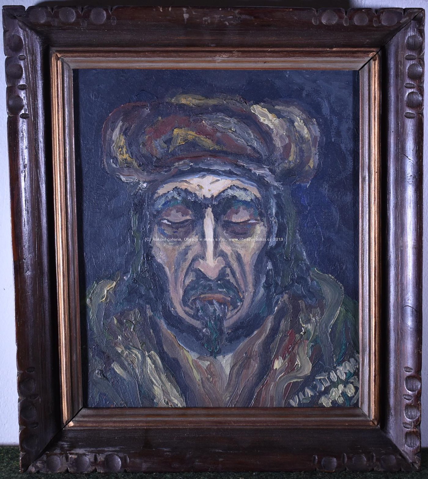 Vlastimil Hofman (*1881) - Portrét starého žida