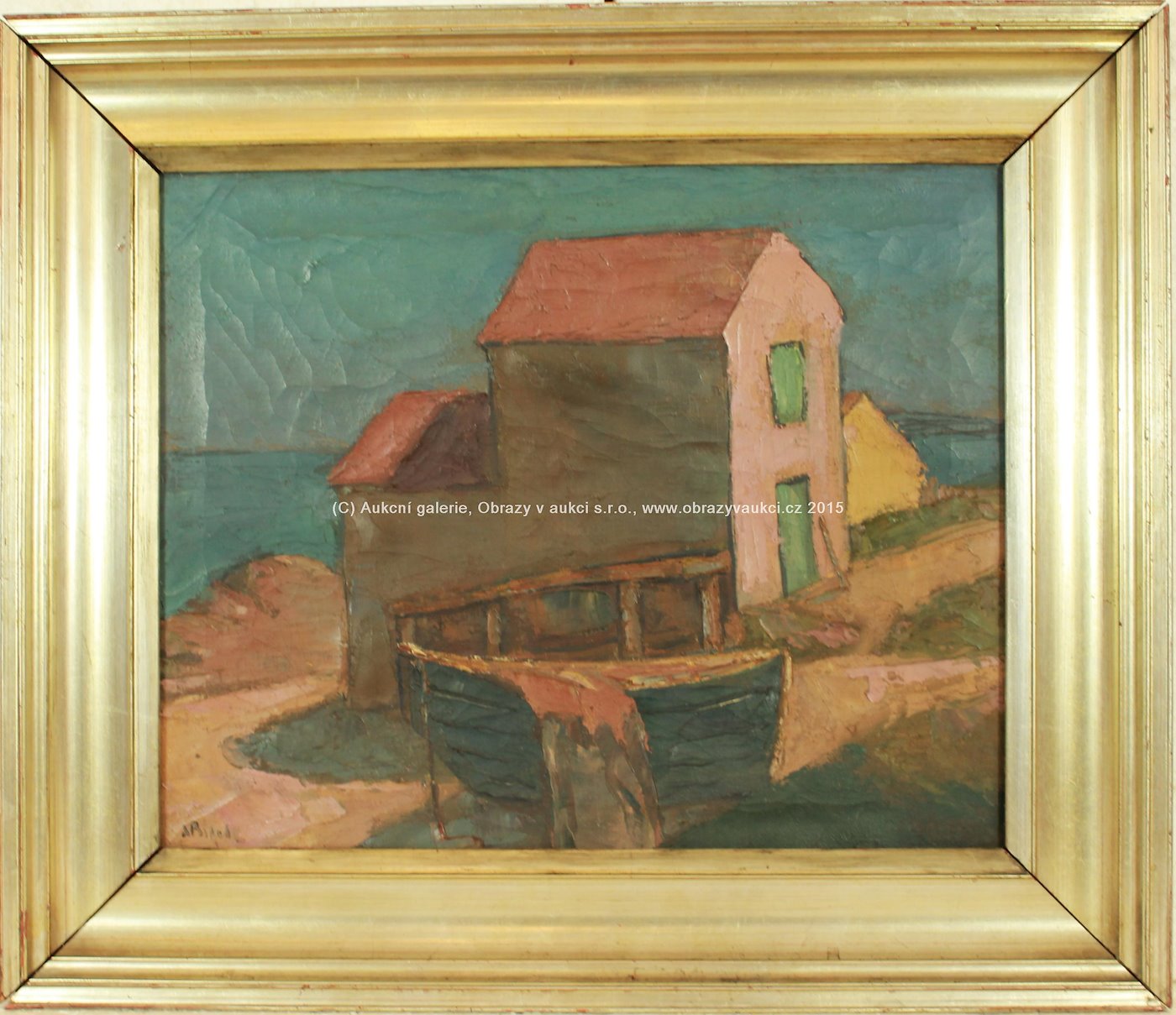 Alois Bílek - Dům na pobřeží