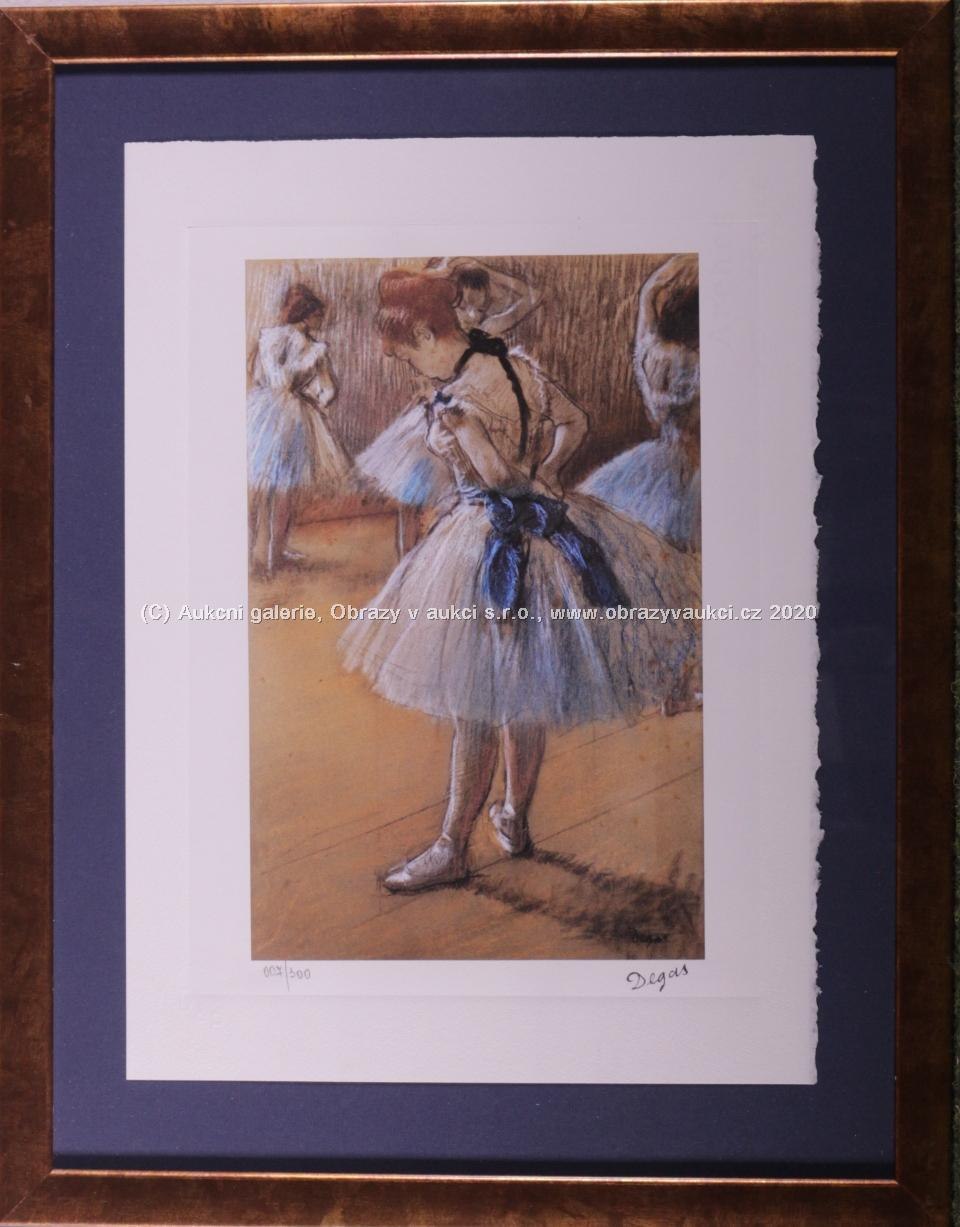 Edgar Degas - A study of a dancer