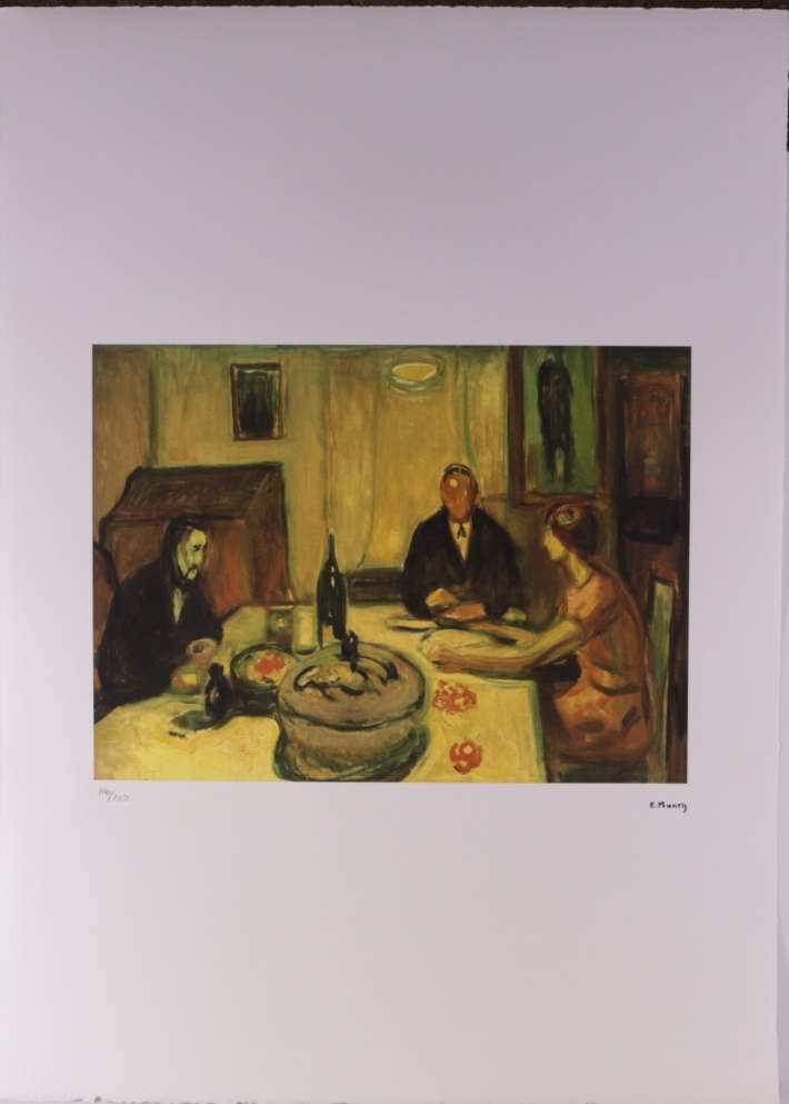 Edvard Munch - Večeře