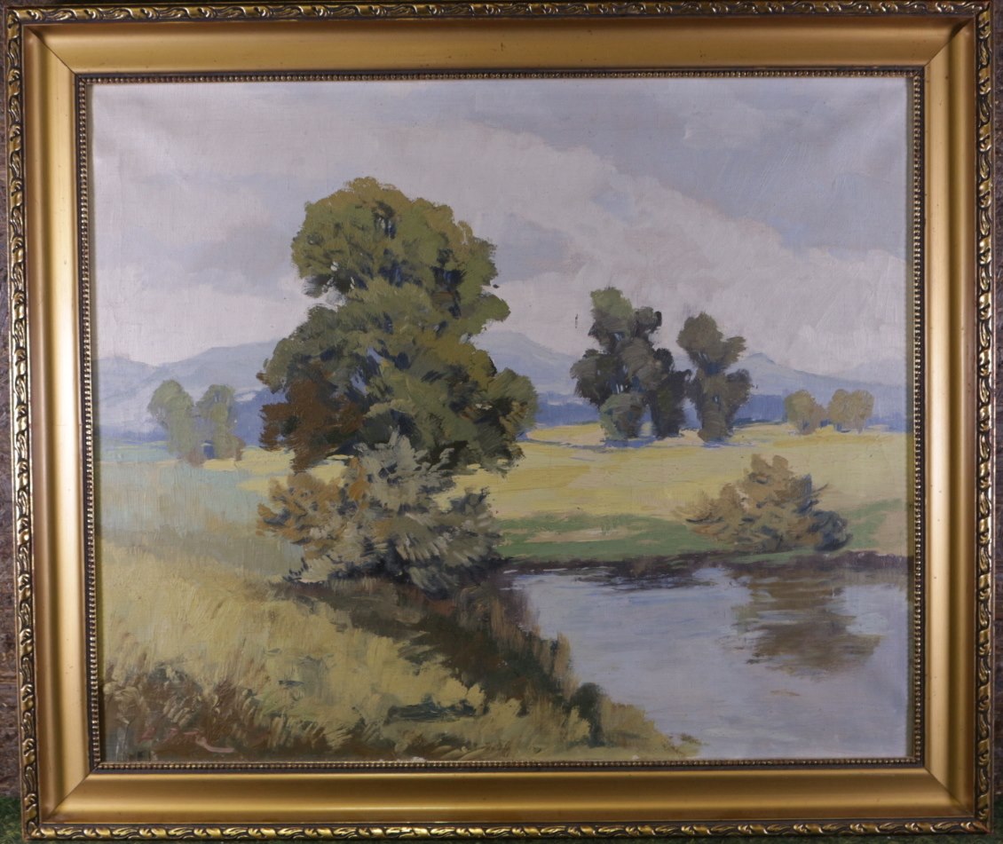 Leonard Rotter - Krajina s rybníkem