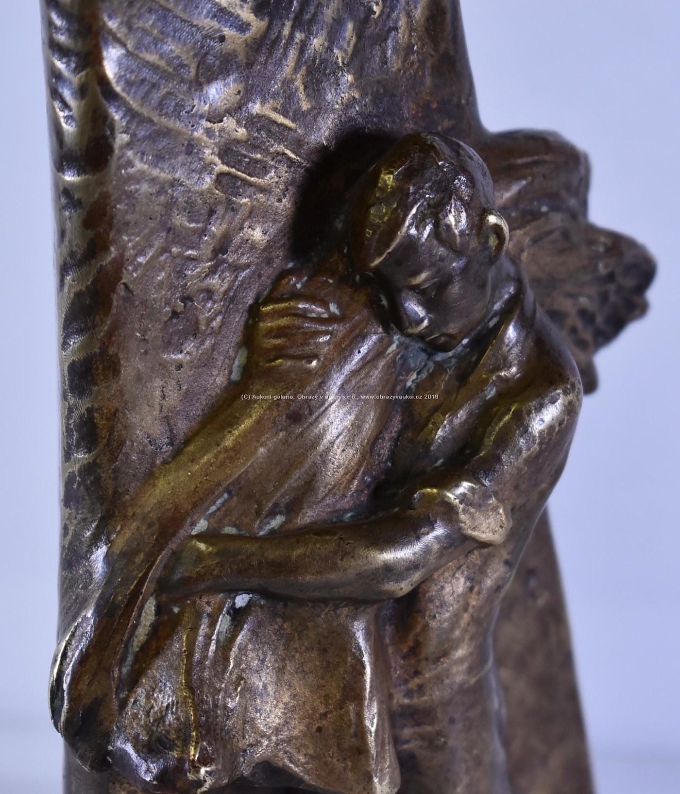 A. Pohl - Secesní figurální váza