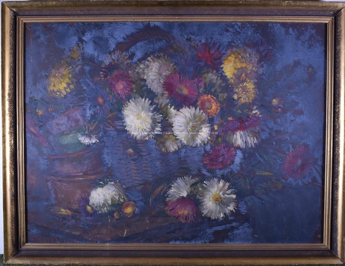 Karl Truppe - Zátiší s květinami