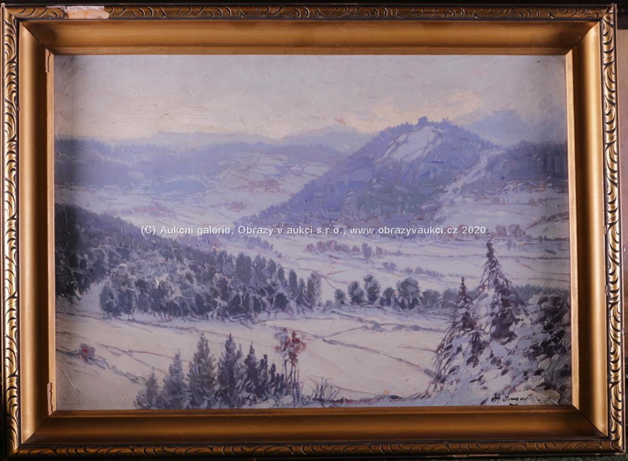 A. Augusta - Zima v horách