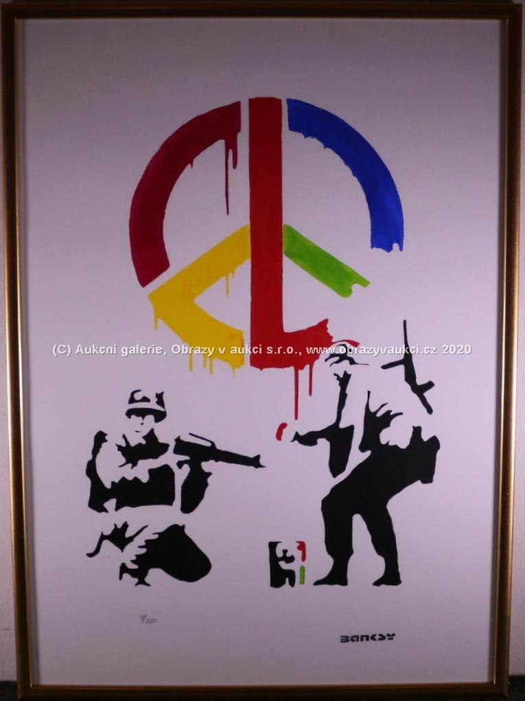 Banksy - CND Rainbow Soldier