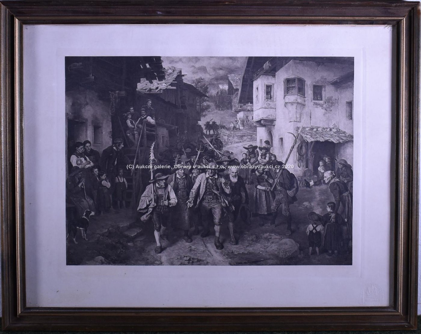 Franz von Defregger - Válka páté koalice 1809 - tyrolské povstání