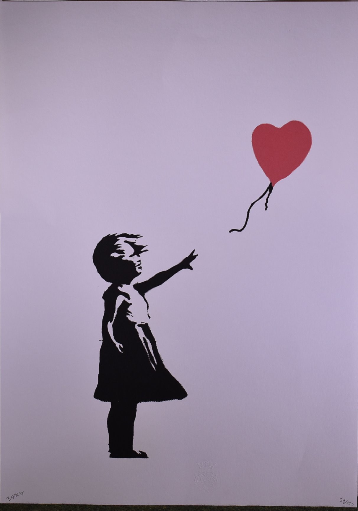Banksy - Děvčátko s červeným balonem