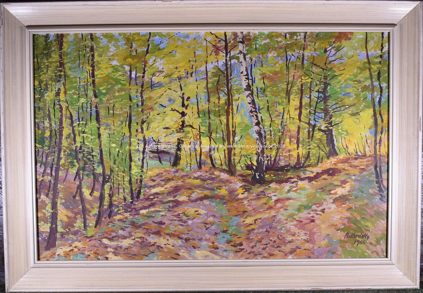 Stanislav  Podhrázký - Les v podzimních barvách